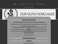 kutscherklause.de Webseite Vorschau
