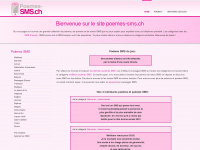 poemes-sms.ch Webseite Vorschau