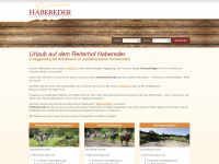reiterhof-habereder.de Webseite Vorschau