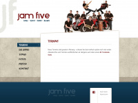 jamfive.de Webseite Vorschau