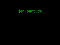 jan-bart.de Webseite Vorschau