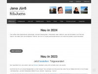 jana-juerss.de Webseite Vorschau