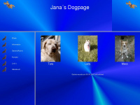 janas-dogpage.de Webseite Vorschau