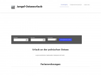 jangel-ostseeurlaub.de Webseite Vorschau