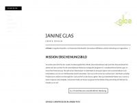 janineglas.de Webseite Vorschau