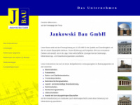 jankowski-bau.de Webseite Vorschau