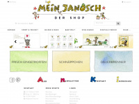 janosch-shop.com Webseite Vorschau