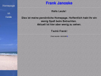 janoske.de Webseite Vorschau