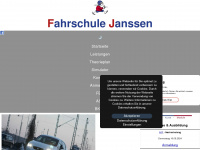 janssen-fahrschule.de Webseite Vorschau