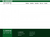 jauchag.ch Webseite Vorschau