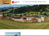 jaussi-saegerei.ch Webseite Vorschau