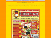 pizza-il-pronto.de Webseite Vorschau