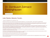 zahnarzt-dornbusch.de Webseite Vorschau