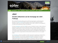 jdav-freiburg.de Webseite Vorschau