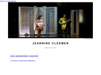 jeannine-cleemen.de Webseite Vorschau