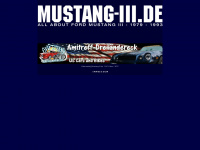mustang-iii.de Webseite Vorschau