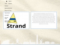 strand33.de Webseite Vorschau