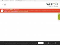 wescon.de Webseite Vorschau