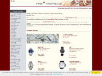 finetimepieces.com Webseite Vorschau
