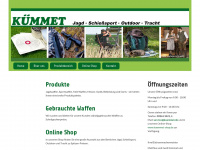 kuemmet.de Webseite Vorschau