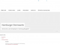 hs.uni-hamburg.de Webseite Vorschau