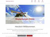 riepenburger-muehle.com Webseite Vorschau