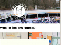 hansa-gymnasium.de Webseite Vorschau