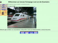 jenses-eisenbahnseite.de Webseite Vorschau