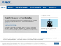 jester-geruestbau.de Webseite Vorschau