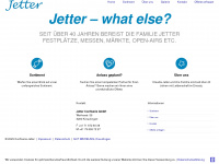 jetter-confiserie.ch Webseite Vorschau