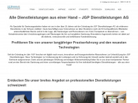 jgp-dienstleistungen.ch Webseite Vorschau