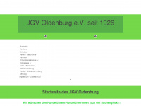 jgv-oldenburg.de Webseite Vorschau