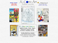 jlcomicart.de Webseite Vorschau