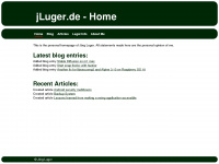 jluger.de Webseite Vorschau