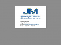 jm-schweisstechnik.de Webseite Vorschau