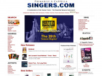 singers.com Webseite Vorschau