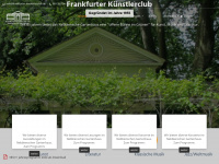 frankfurter-kuenstlerclub.de Webseite Vorschau