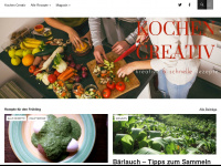 kochen-creativ.de Webseite Vorschau
