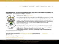 capoeira-angola-hamburg.de Webseite Vorschau