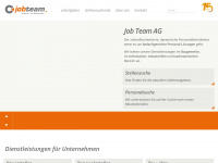 jobteam.ch Webseite Vorschau