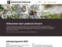 jodelclub-sirnach.ch Webseite Vorschau