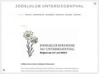 jodelklubuntersiggenthal.ch Webseite Vorschau