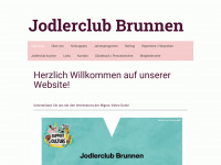 jodlerclubbrunnen.ch Webseite Vorschau