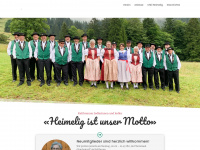 jodlerclub-kaltbrunn.ch Webseite Vorschau