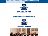 jodlerklub-lyss.ch Webseite Vorschau