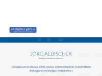 joerg-aebischer.ch Webseite Vorschau
