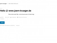 joern-krueger.de Webseite Vorschau