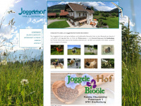 joggelehof.at Webseite Vorschau