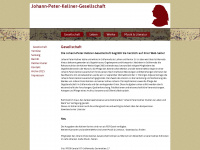 johann-peter-kellner.de Webseite Vorschau