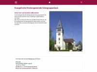 johanneskirche-untergruppenbach.de Webseite Vorschau